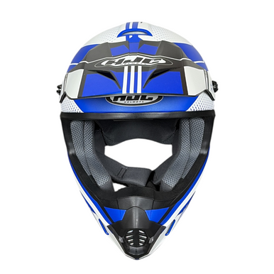 Used HJC CS-MX II Adult Motocross Helmet Royal Blue Medium Used HJC CS-MX II Adult Motocross Helmet Royal Blue Medium