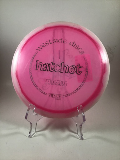 Used Westside VIP ORBIT ICE HATCHET Disc Golf Driver Pink 176g
