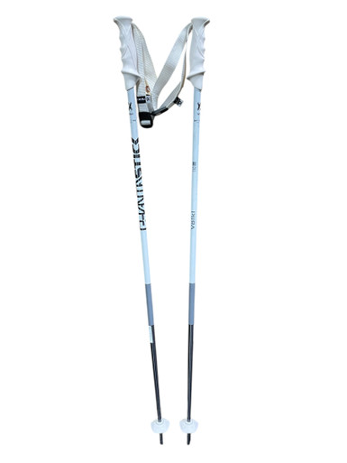Used Volkl PHANTASTICK Womens DH Ski Pole White 110 cm / 44 in
