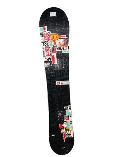 Used Ride MANIC Mens Snowboard Only Black 158 cm