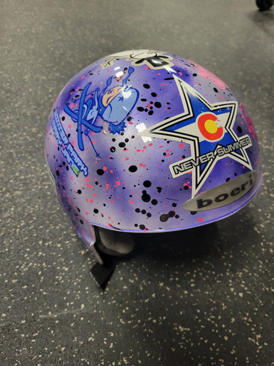 boeri helmets motorcycle Used Black/Blue Youth Ski Helmet Boeri Tactic Helmet - Men's