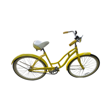 Used Schwinn LEGACY BEACH CRUISER BIKE Cruiser Bike Womens Yellow 17-18" -  MD Frame