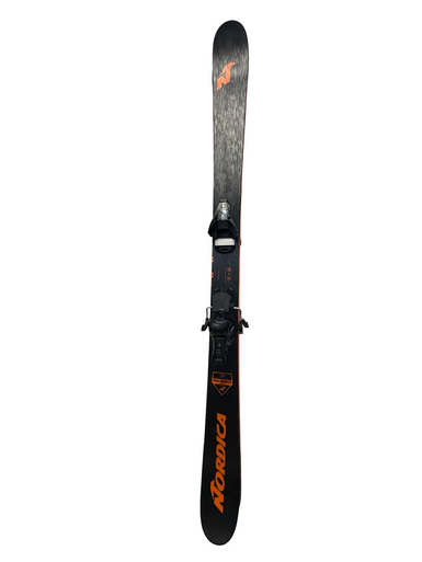 Used Nordica SOUL RIDER 97 Snow Skis Orange 169 cm w/ Salomon