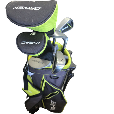 Used Top Flite 6PC JUNIOR LH SET Jr Package Set LH Neon Green 6 Piece
