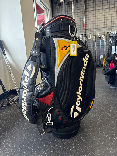Used Taylormade R7 STAFF BAG Mens Cart Bag Black