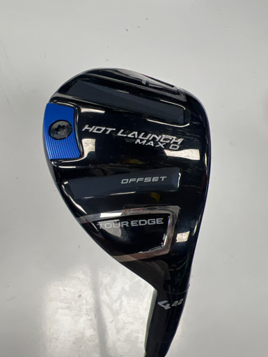 Used Tour Edge HOT LAUNCH MAX D HYBRID Mens Hybrid Club RH 4 Hybrid