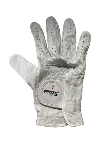 Used Titleist Mens Golf Glove White MD
