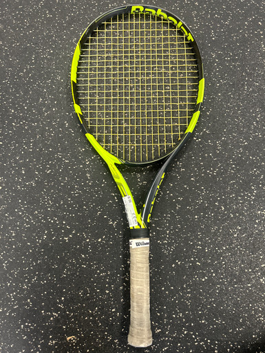 Used Babolat PURE AERO JR Junior Tennis Racquet Optic Yellow 26