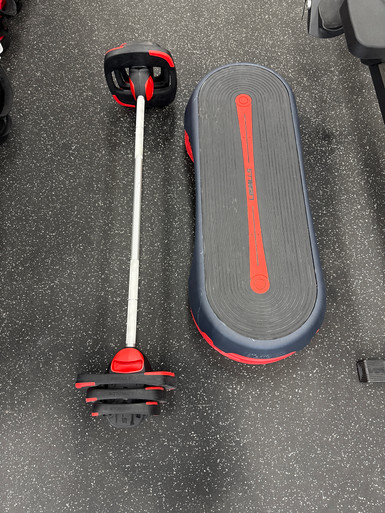 Used LES MILLS BODYPUMP WEIGHT SET/SMART STEP Exercise Accessory Other