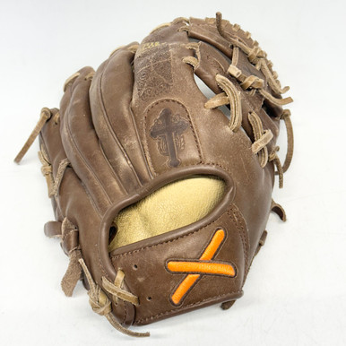 Used ABSOLUTELY RIDICULOUS BIBLE GLOVE BB/SB Glove RH Throw Brown