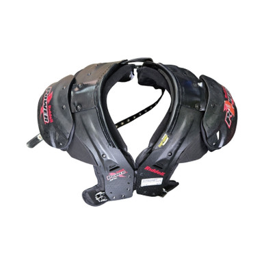 Used Riddell POWER JPK ADULT SHOULDER PADS FB Shoulder Pads Black SM