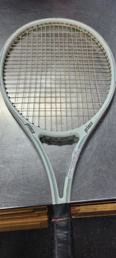 Used Prince SPECTRUM COMP 110 Adult Tennis Racquet White 4 1/4