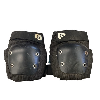 Used SIXSIXONE KNEE PADS Skateboard Kneepads Black LG