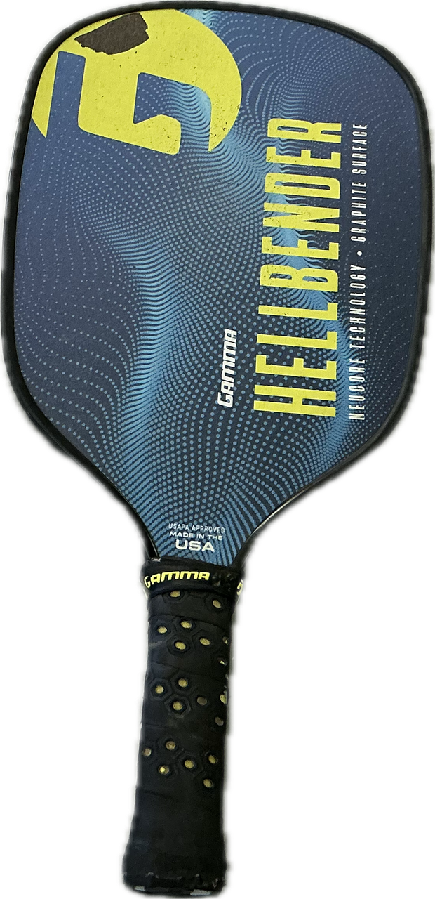 Gamma Sports HELL BENDER Pickleball Racquet Green And Royal Blue