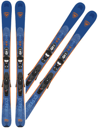 New ROSSIGNOL EXPERIENCE PRO KID-X 110cm Boys' Downhill Ski Combo
