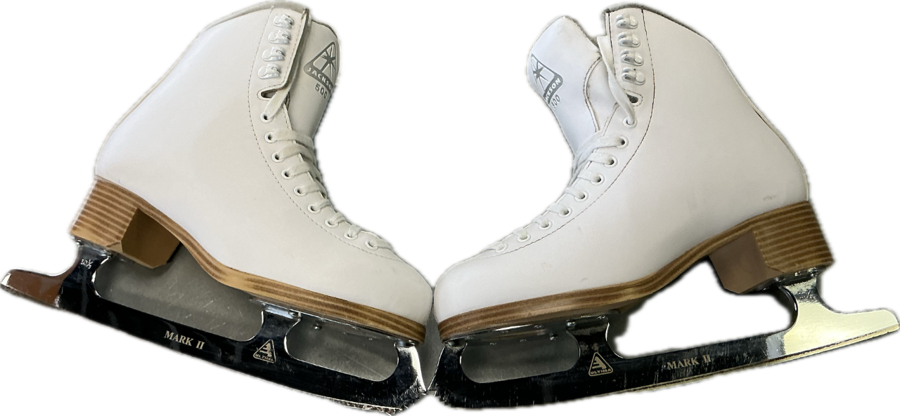 Jackson ULTIMA 500 WomensFigure Skate White Senior 8