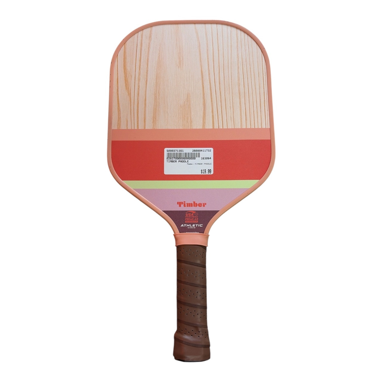 TIMBER PADDLE Pickleball Racquet None