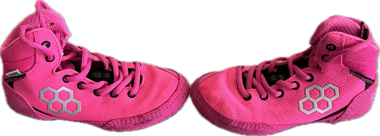 Rudis Wrestling Shoes Pink Junior 01