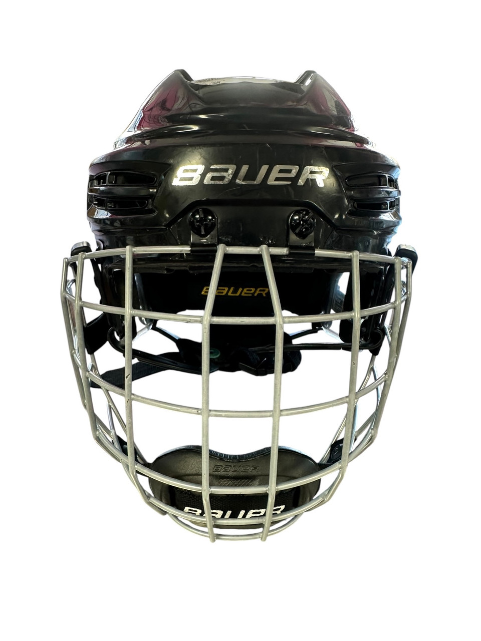 Bauer RE AKT 100 YTH Helmet Cage Combo Black SM