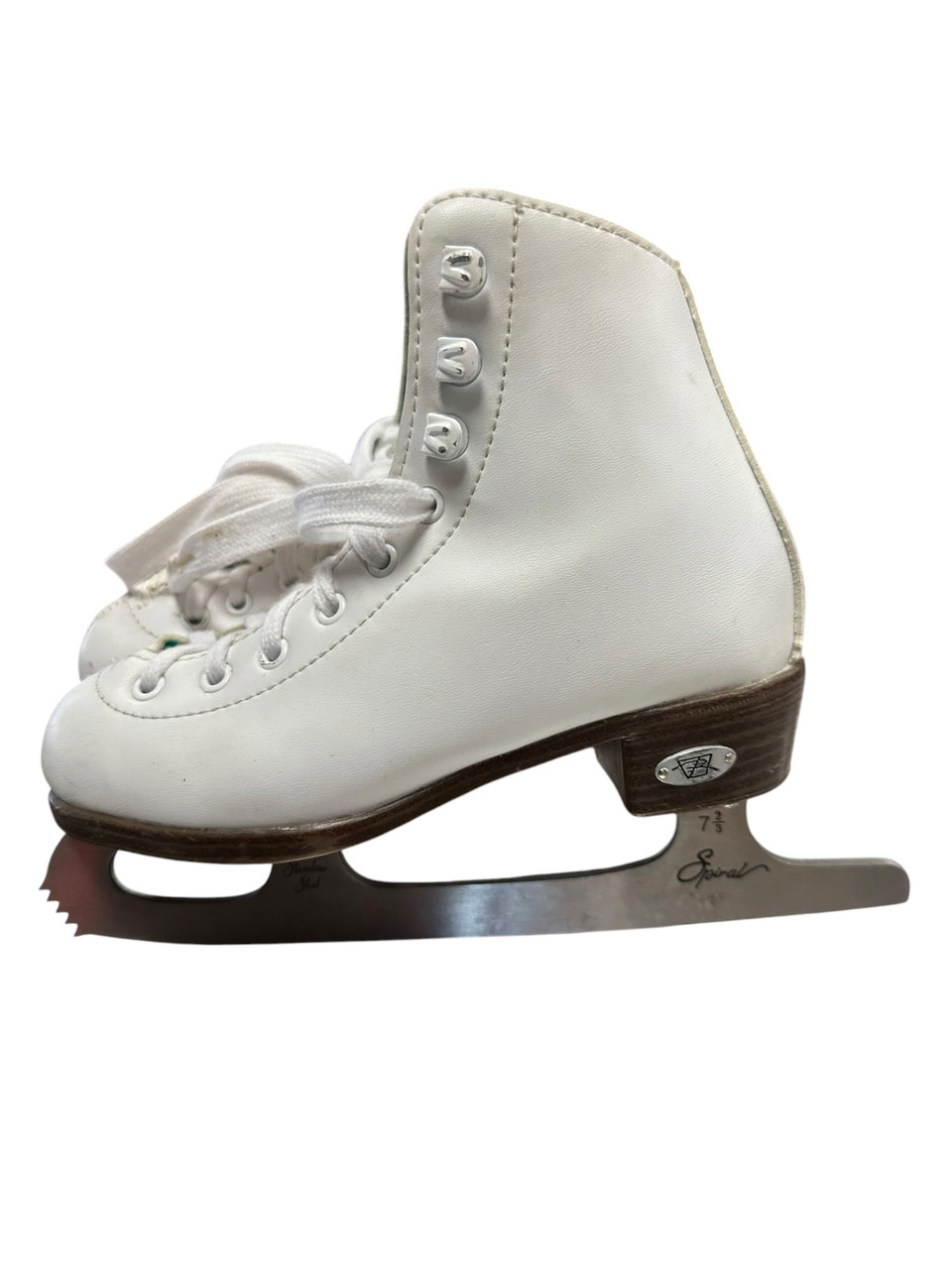 Riedell OPAL Girls Figure Skate White Junior 01