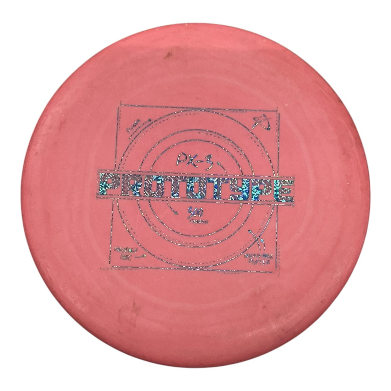 Prodigy Disc PX-3 PROTOTYPE Disc Golf Putter Pink 174g