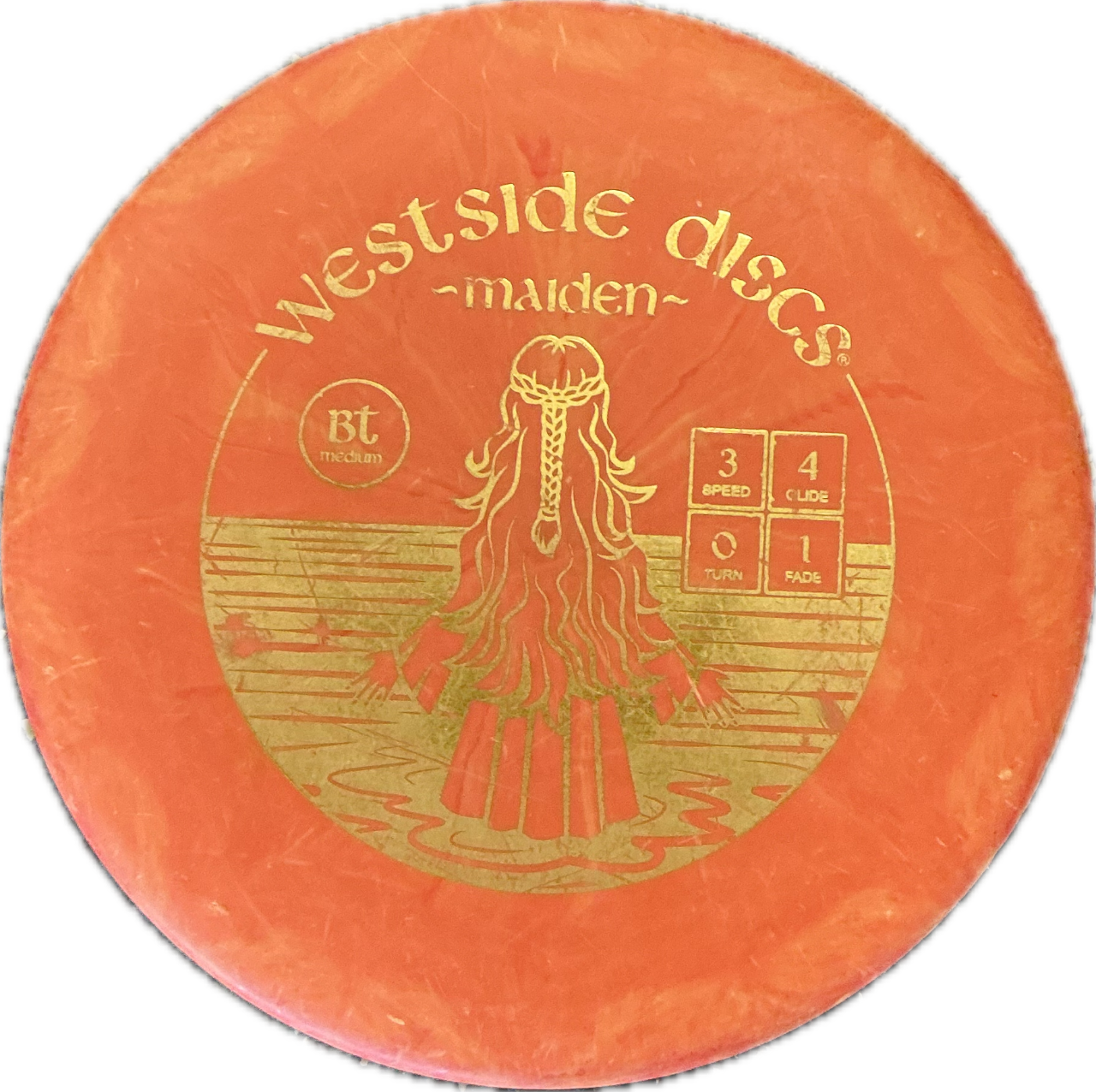 Westside MAIDEN Disc Golf Putter Orange