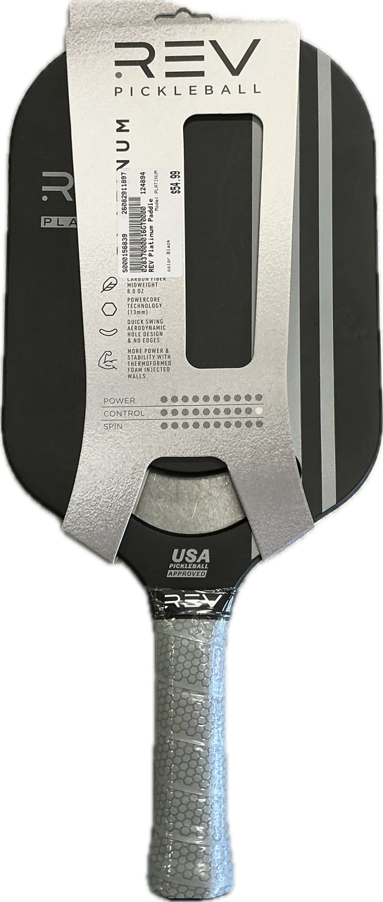 PLATINUM Pickleball Racquet Black
