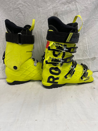 ROSSIGNOL スキーブーツ イエロー/ホワイト ROSSIGNOL 女性用スキーブーツ ホワイト/イエロー ROSSIGNOL 女性用