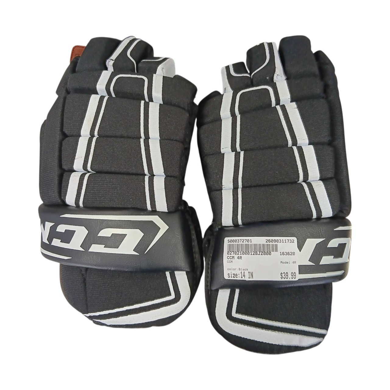 CCM 4R Senior Gloves Black 14"
