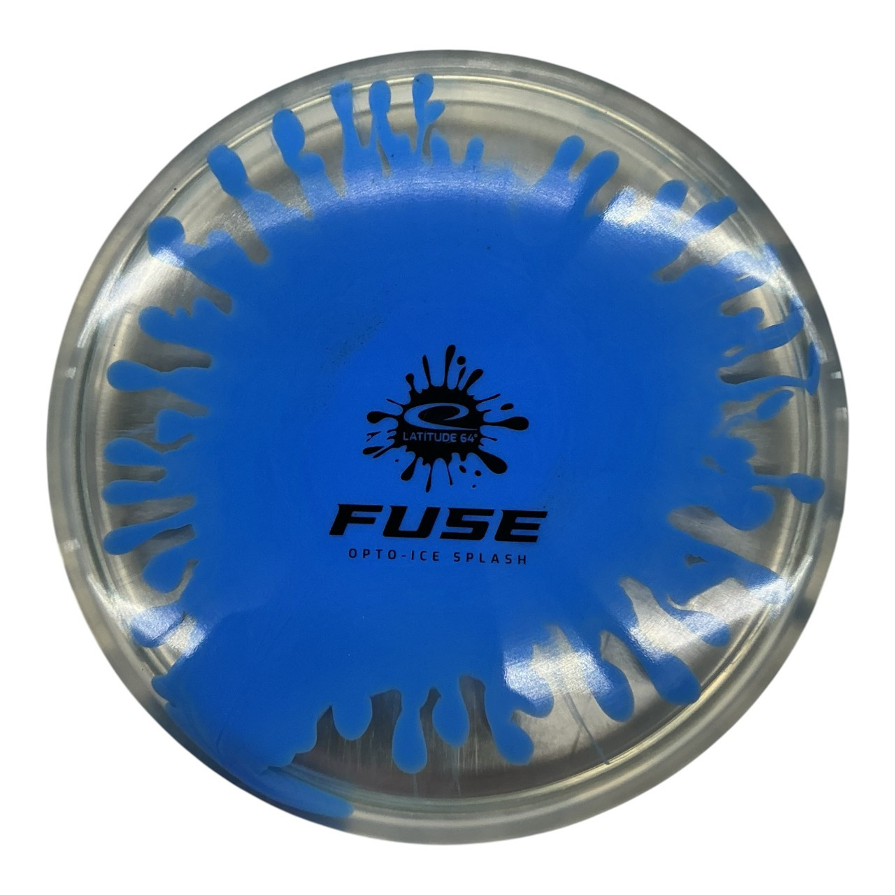 Latitude 64 OPTO ICE SPLASH Disc Golf Mid Range Royal Blue 179g