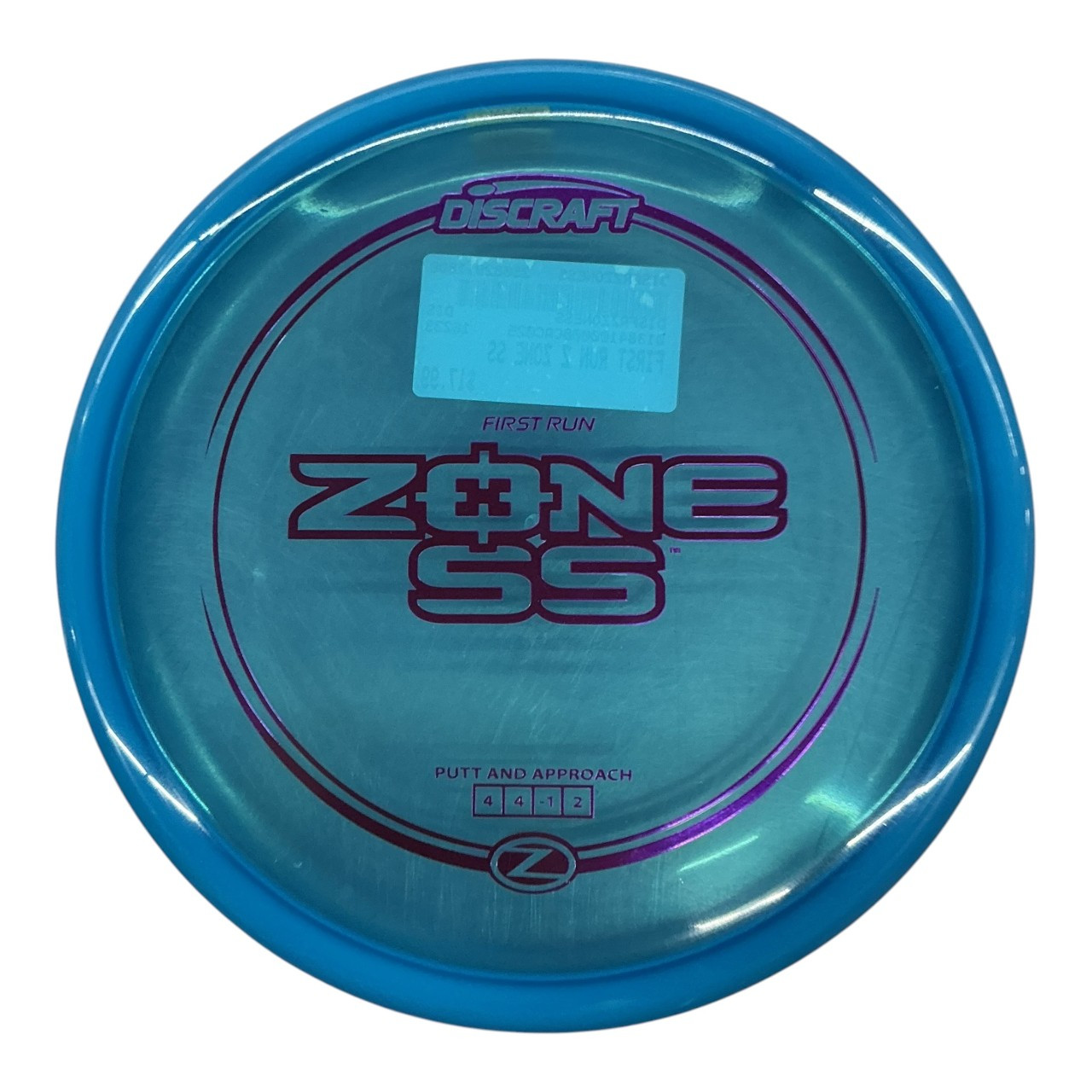 Discraft Z ZONE SS Disc Golf Putter Royal Blue 174g
