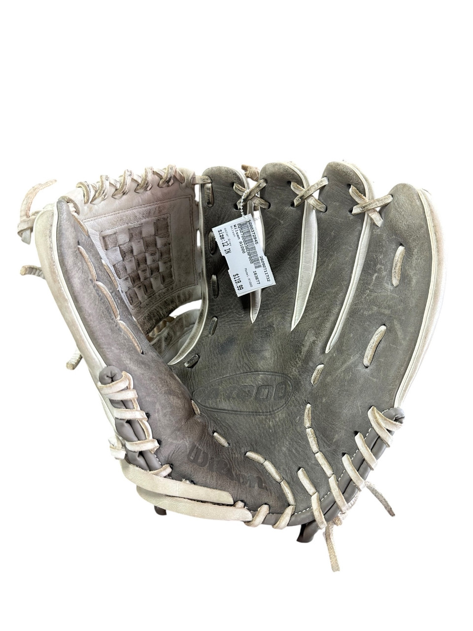 Wilson A1000 BB/SB Glove RH Throw Grey 12"