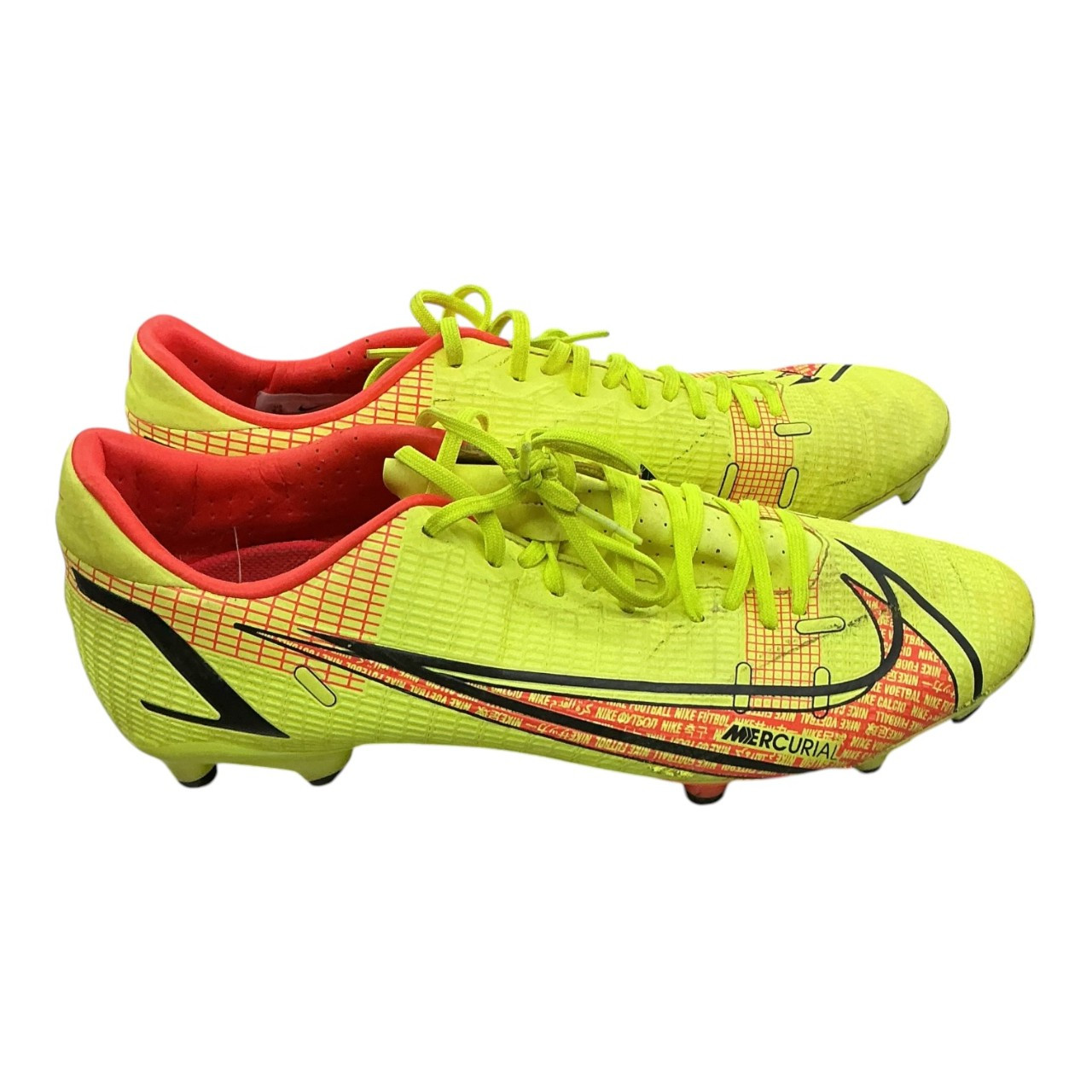 Nike MERCURIAL Soccer Cleats Yellow Senior 8.5