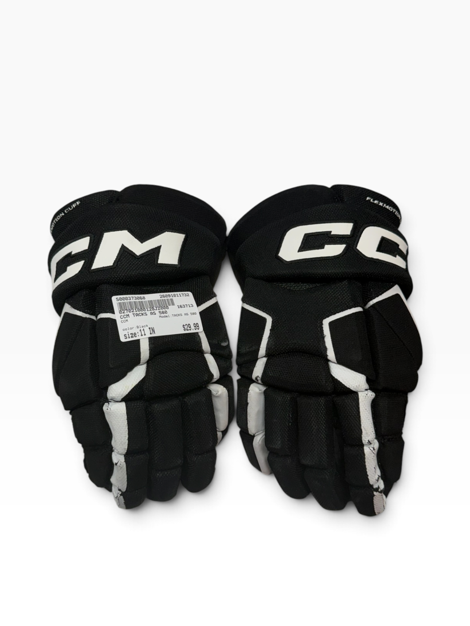 CCM TACKS AS 580 Junior Gloves Black 11"