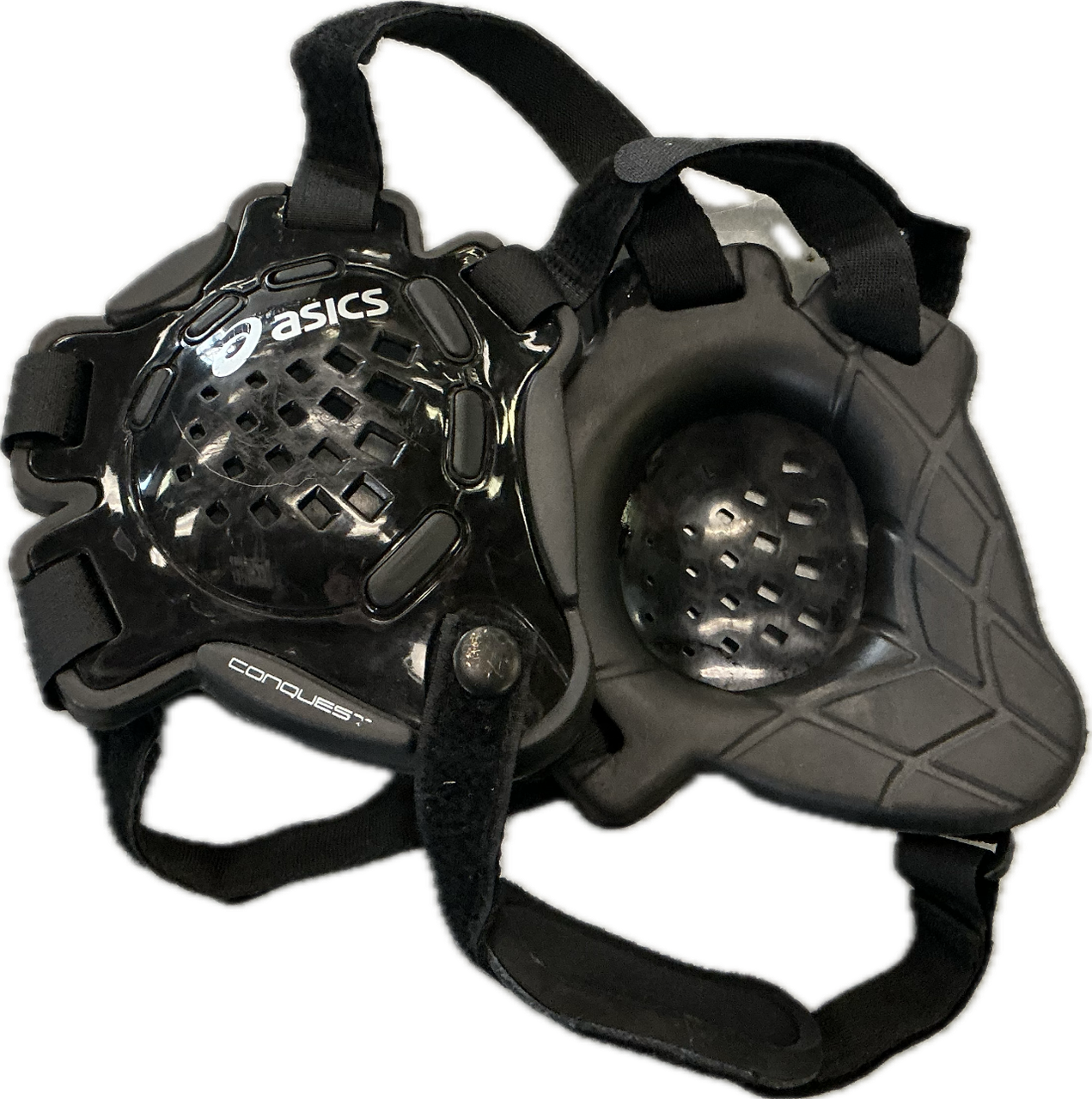 Asics CONQUEST Wrestling Headgear Black