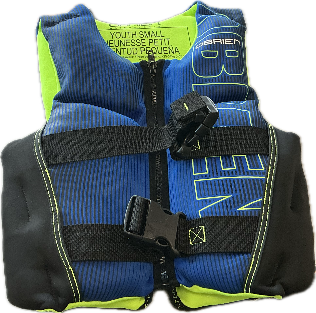 O'Brien Youth PFD Royal Blue And Black Youth 50-90