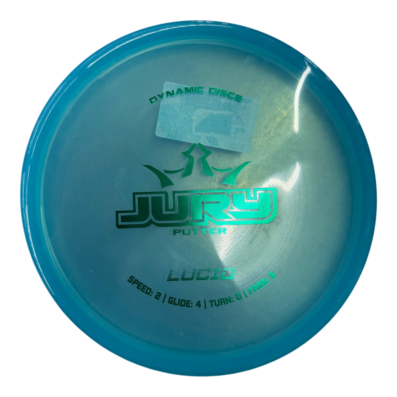 Dynamic Discs LUCID JURY Disc Golf Putter Teal 175g
