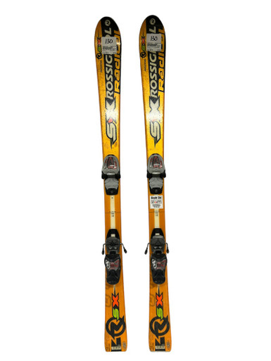 Used Rossignol RADICAL SX 130 cm Boys' Downhill Ski Combo Boys