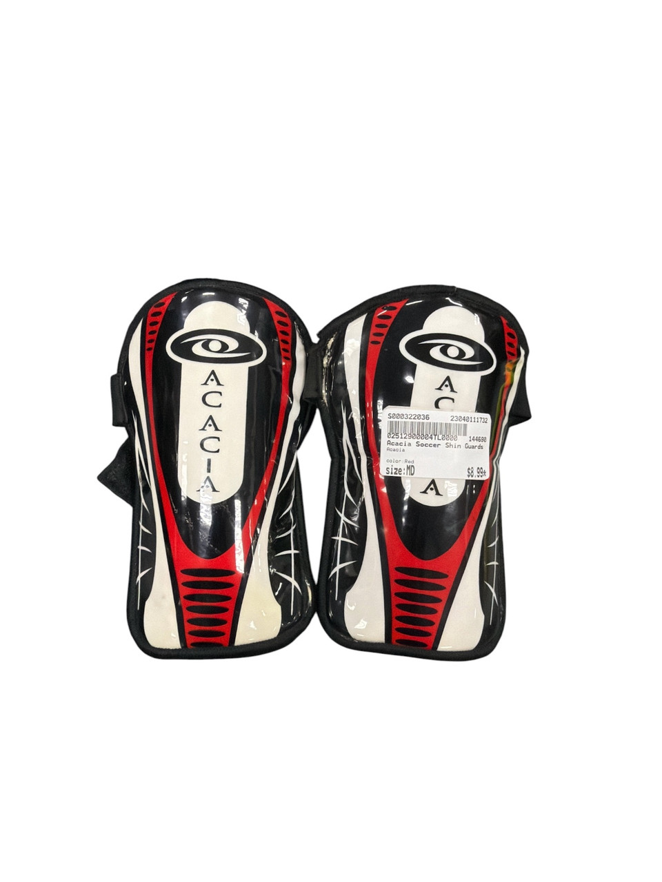 Acacia Soccer Shin Guards Junior Red MD