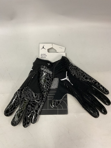 jordan football gloves black