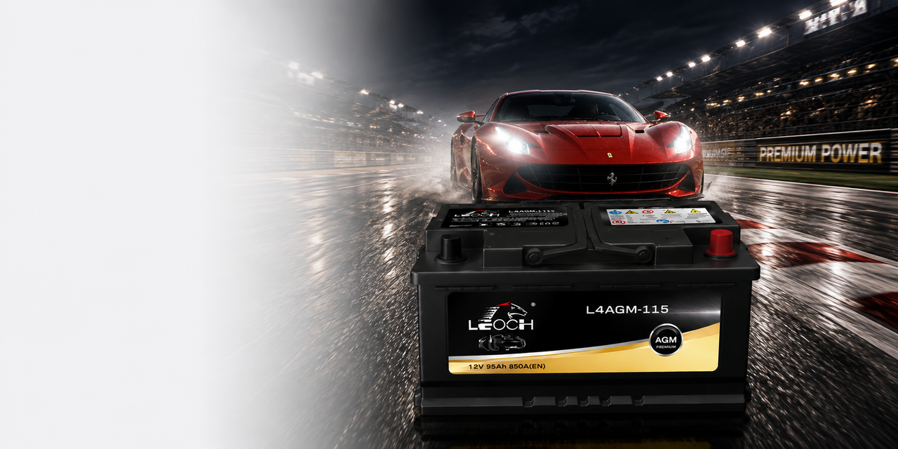 Premium AGM stop-start car batteries