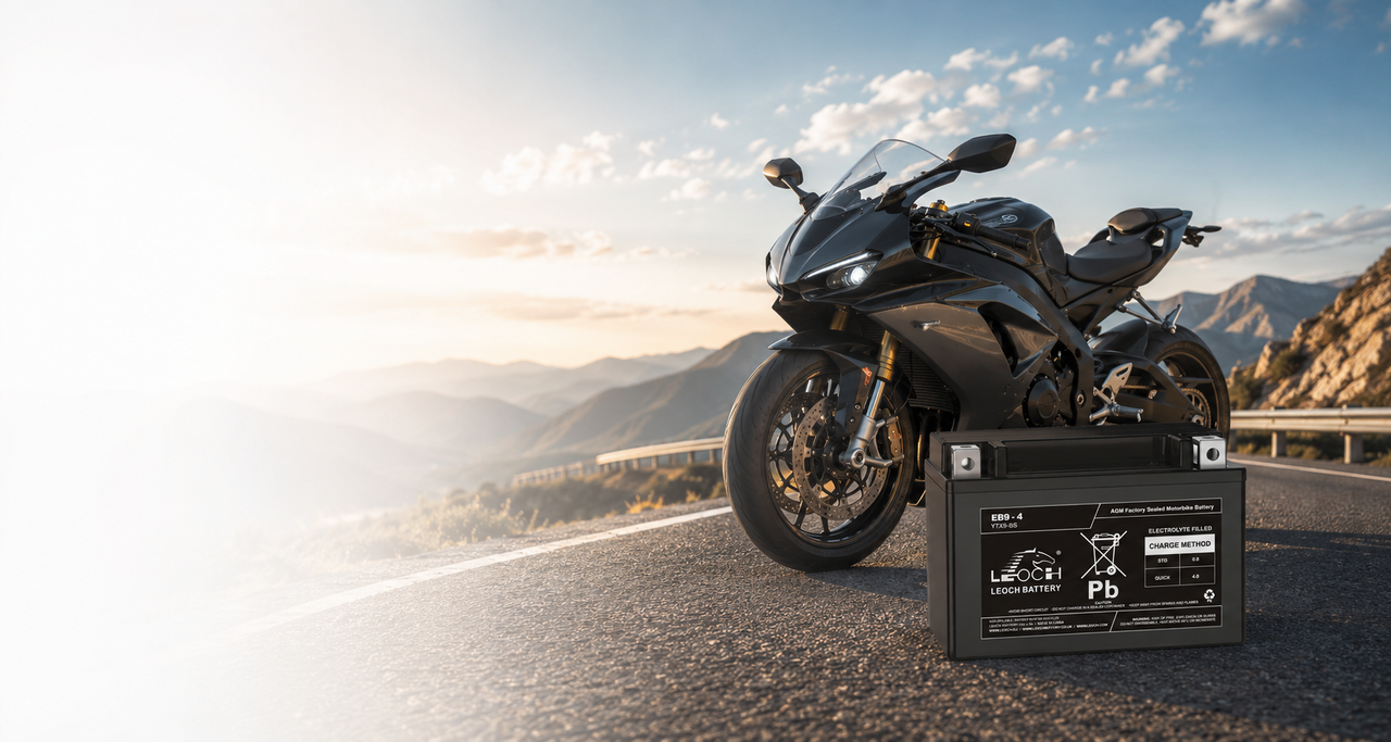Motorcycle batteries for reliable starting power