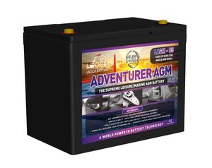 Leoch LAGM‑85 85Ah AGM leisure battery installed in caravan Leoch LAGM‑85 85Ah AGM leisure battery installed in caravan