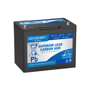 LDC12-90-G24-T 90Ah battery in telecom rack