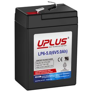 UPLUS LP6-5.0 6V 5.0Ah AGM Battery - Sealed Lead Acid, Maintenance-Free, for Deer Feeder, Power Wheels, Hunting Cameras, and More UPLUS LP6-5.0 6V 5.0Ah AGM Battery - Sealed Lead Acid, Maintenance-Free, for Deer Feeder, Power Wheels, Hunting Cameras, and More