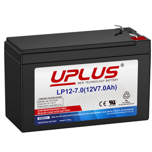 UPLUS 12V 7Ah LP12-7.0 Security Alarm Battery - Rechargeable SLA Battery for Home Alarms, UPS, Garage Doors UPLUS 12V 7Ah LP12-7.0 Security Alarm Battery - Rechargeable SLA Battery for Home Alarms, UPS, Garage Doors