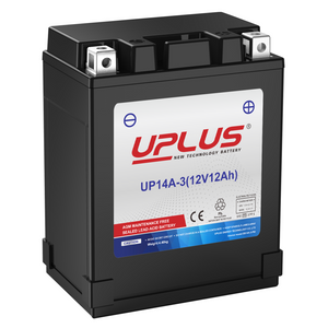 UPLUS YB14L-A2 12V 12Ah Maintenance-Free Sealed Powersports Battery, designed for ultimate performance in motorcycles, ATVs, snowmobiles, and more.
