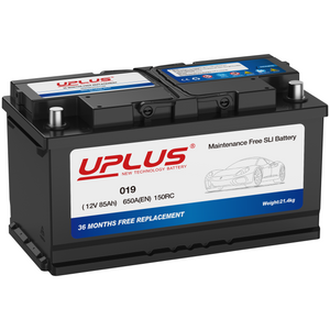 UPLUS 12V 85Ah Car Battery, 019 Maintenance-Free, 650A 150RC, Reliable Power for Standard Cars UPLUS 12V 85Ah Car Battery, 019 Maintenance-Free, 650A 150RC, Reliable Power for Standard Cars