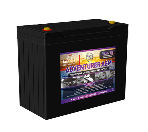Leoch LAGM-160 AGM battery installed in caravan