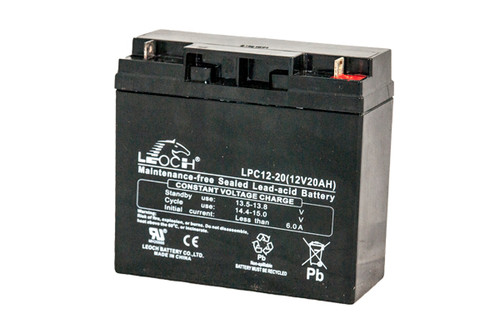 Leoch LPC12-20 Premium Deep Cycle AGM Battery - 12V 20Ah | 600 Cycles